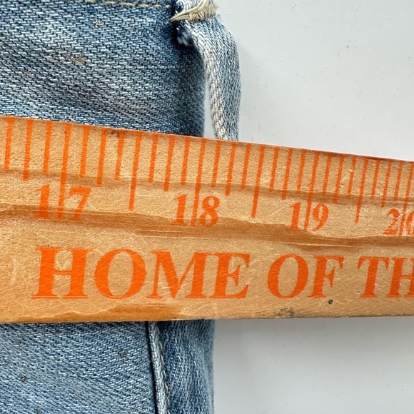 TRUE RELIGION Speckled Hen woman mid rise slim boyfriend cotton denim jean 30 - Picture 6 of 15